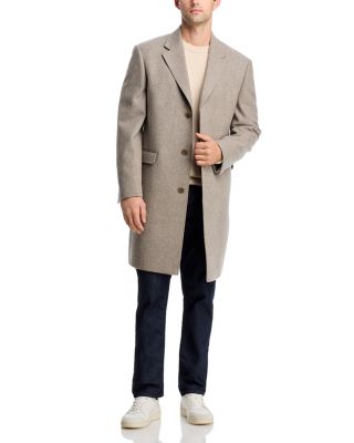 Donegal Chevron Flyfront Topcoat