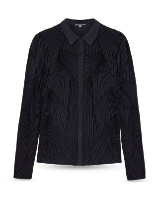 Dorian Button Front Sweater Shirt