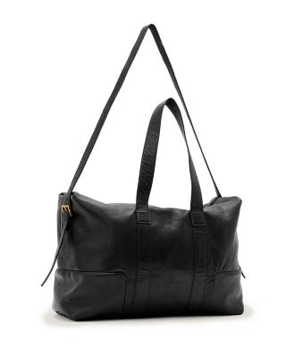 Ares Large Grained Leather Holdall Tote