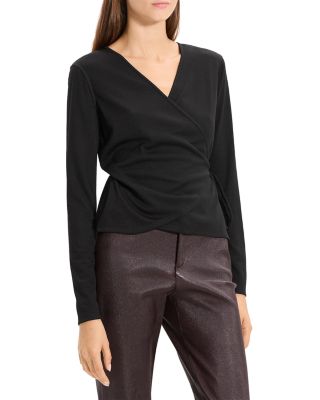 Long Sleeve Overlap Sweater