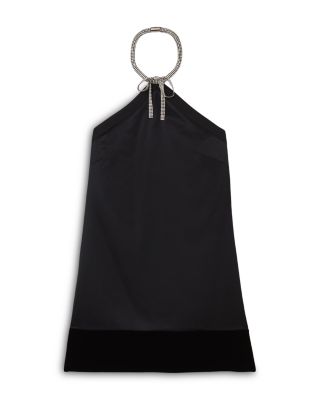 Sina Embellished Necklace Mini Dress