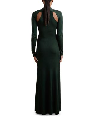 Petites Vivienne Cutout Knitted Maxi Dress