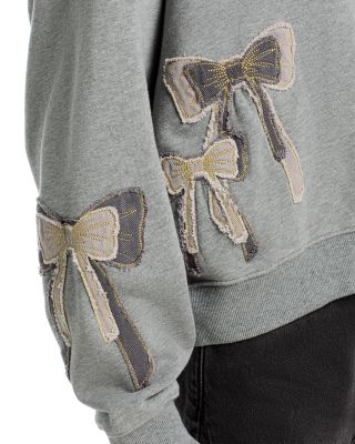 Mandy Bow Appliqu&eacute; Hoodie