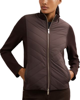 Hansel Knitted Mixed Media Jacket