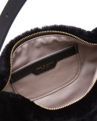 Mercer Small Shearling Hobo Bag
