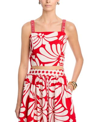 Floral Border Top - Exclusive