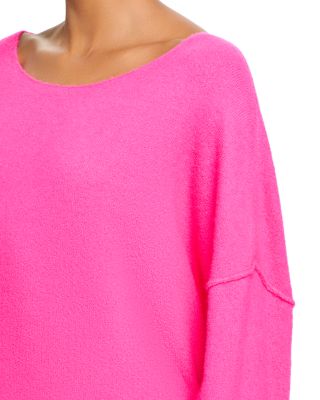 Boat Neck Drop Sleeve Sweater