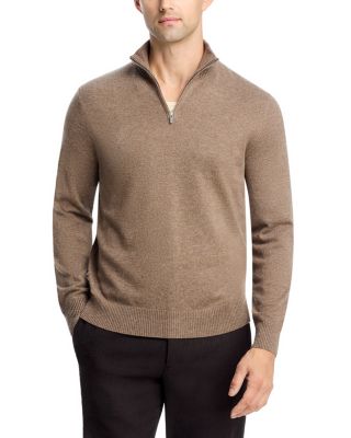 Hilles Cashmere Quarter Zip Sweater