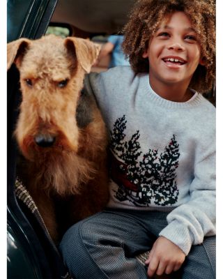 Boys' Truck Crewneck Sweater - Big Kid