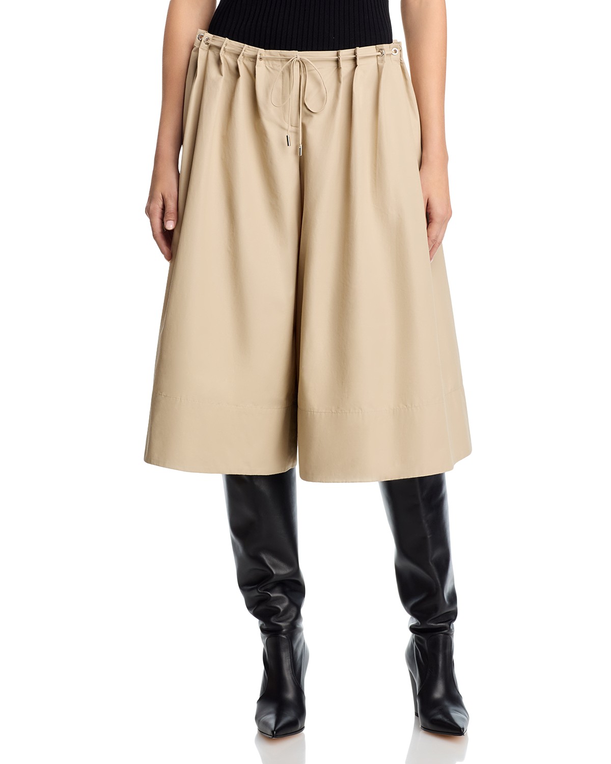 Brandon Maxwell Sutton Long Shorts in Dune
