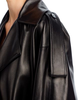 Collins Leather Coat