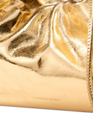 Small Metallic Leather Stash Bag