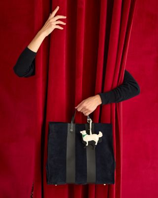 Medium Suede Tote Bag 