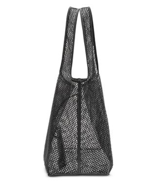 Extra Large Embellished Mesh Market Tote Bag