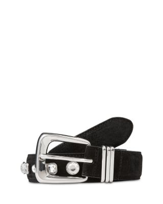 Suede Crystal Arch Belt