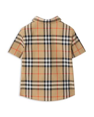 Boys' Owen Check Cotton Shirt - Little Kid