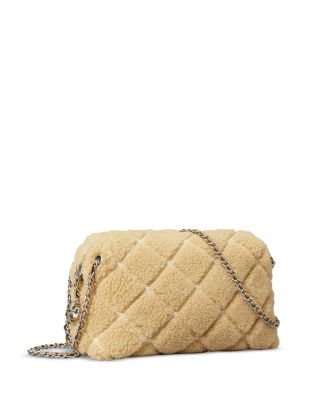 Fleming Quilted Shearling Crossbody Bag