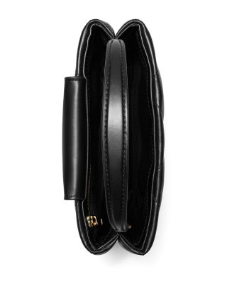 Kira Diamond Quilted Leather Chain Wallet 