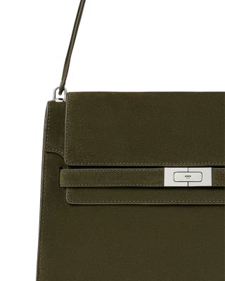Lee Radziwill Suede Large Shoulder Bag