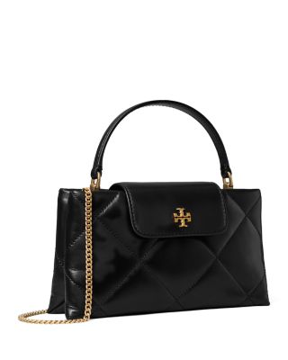 Kira Diamond Quilted Leather Chain Wallet 