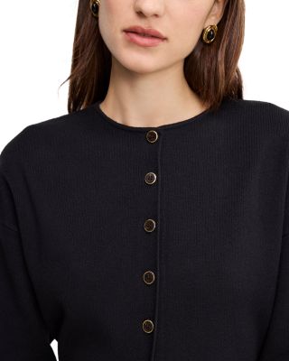 Exaggerated Sleeve Cardigan Sweater