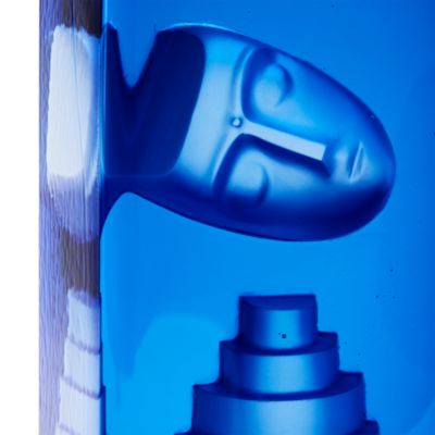 Azur Dream Blue Molded Glass D&eacute;cor
