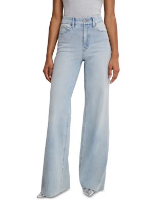 Good Waist Palazzo Jeans in Indigo1145