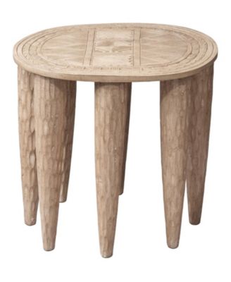  Naga Mango Wood Side Table