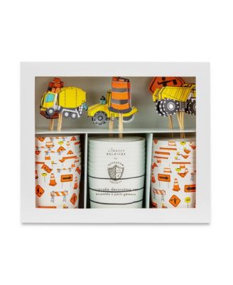 Under Construction Cupcake Decorating Set, Set of 24 Liners and Toppers