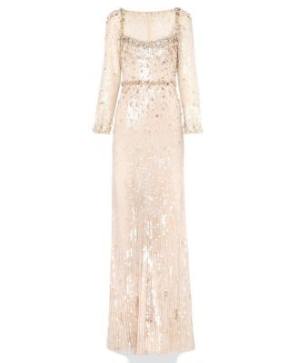  Kestra Sequin-Embellished Maxi Dress