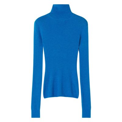  Merino Wool and Silk Turtleneck Sweater