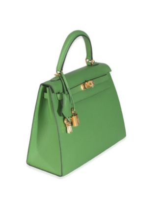 Sellier Kelly 25 Leather Handbag