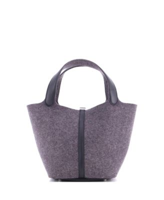 MM Picotin Lock Bag Felt with Leather
