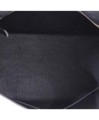 Kelly 32 Handbag Black Epsom with Gold Hardware