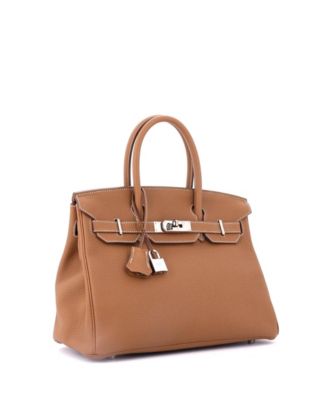 Pre-Owned HERMÈS Pre-Owned Hermes Birkin 30 Handbag Brown Togo