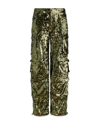 Olympia Mr Sequin Baggy Cargo Pants