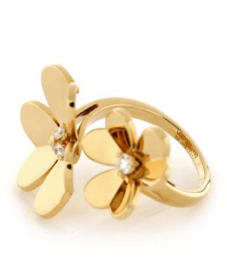 Frivole Between the Finger Ring 18K Gold with Diamonds