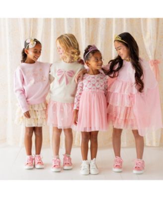 Girls' Pretty Pearl Tulle Bow Headband - Little Kid, Big Kid