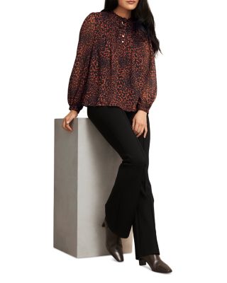 Carolina Ruffled Neck Blouse