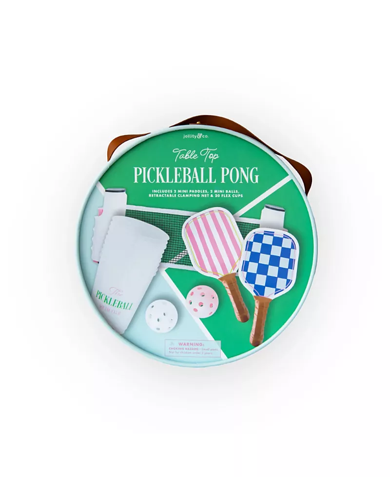 Jollity & Co. Pickleball Social Club Table Pong Large Game Set