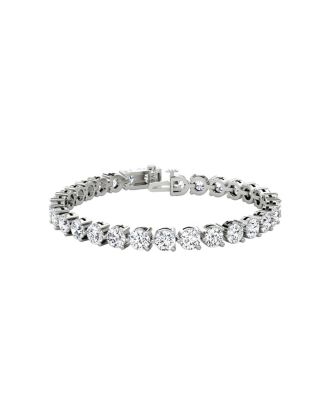  Tennis Bracelet, Extra Large in 14K Gold, 15ctw Round Brilliant Lab Grown Diamonds, 7"