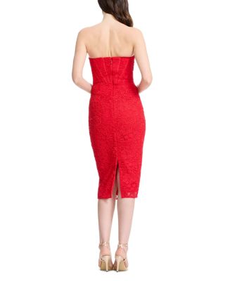 Cosette Floral Lace Midi Dress