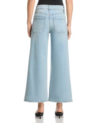 Le Pixie High Rise Slim Palazzo Jeans in Tribute