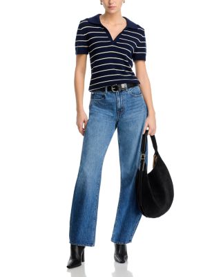 The Striped Short Sleeve Polo