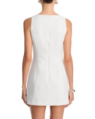 Whisper Boat Neck Mini Dress