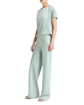 Fluid Satin Bias Pant