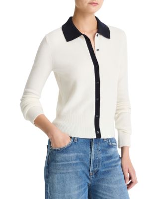Contrast Collared Sweater