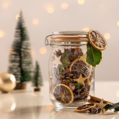 Round Clip Top Jars, Set of 4