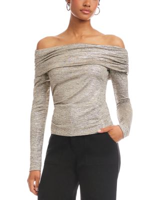 Agnes Asymmetric Off Shoulder Top
