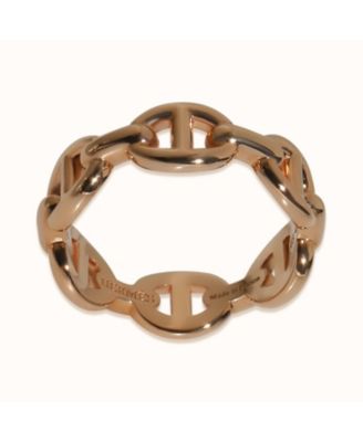 Chaine d&#39;Ancre Enchainee 18k Rose Gold Ring
